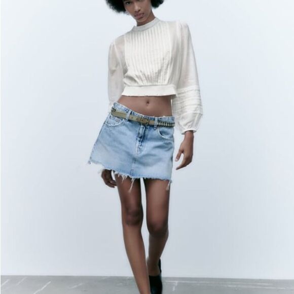 Zara embroidered shirt - Picture 3 of 11